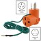 Ac Works Plug Adapter, 6-30R, 10-50P, 6-30P, 10-50P, 0 ft., Orange AD1050630 - alternate 4